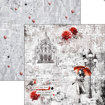 Preview: Ciao Bella Paper 12 x 12 Inch Paper Pad Je t´aime