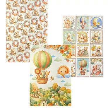 Preview: Ciao Bella Paper Lunibloom A4 Deluxe  Paper Pearl and Vellum Dual Pack Mixed