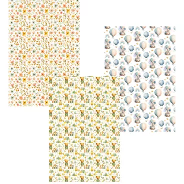 Preview: Ciao Bella Paper Lunibloom A4 Deluxe  Paper Pearl and Vellum Dual Pack Mixed