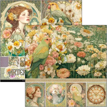 Preview: Ciao Bella Paper Pad 8 x 8 Inch Artemis