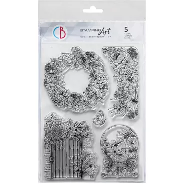 Ciao Bella Paper Clear Stamp Set 6 x 8 Inch Artemis The Secret Garden