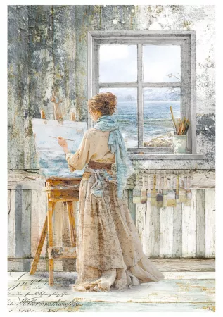 Preview: Ciao Bella Paper Rice Paper Reispapier A4 Mixed An Artist Journey