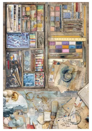 Preview: Ciao Bella Paper Rice Paper Reispapier A4 Mixed An Artist Journey