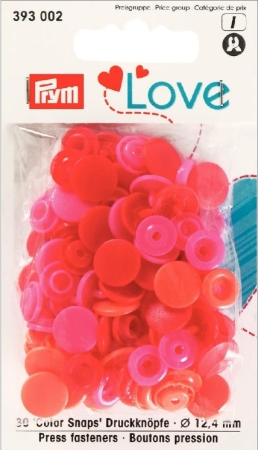 Prym Love Druckknopf Color KST 12,4 mm rot