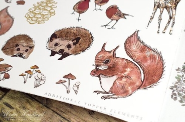 Preview: Craft Consortium Winter Woodland Paper Pad 12 x 12 inch