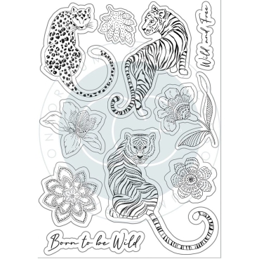 Preview: Craft Consortium Clear Stamp Transparenter Stempel Enchanted Jungle