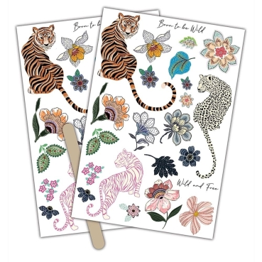 Preview: Craft Consortium Enchanted Jungle Rub-on Transfers