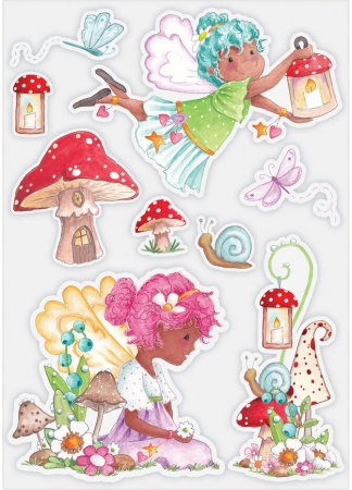 Preview: Craft Consortium Clear Stamps Fairy Wishes Friends