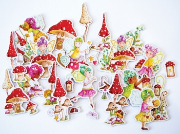 Preview: Craft Consortium Fairy Wishes Chipboard Ephemera