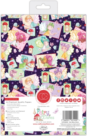 Preview: Craft Consortium Fairy Wishes A4 Paper Pad