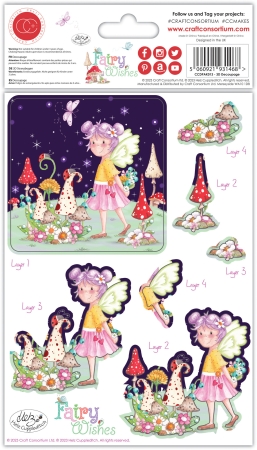 Preview: Craft Consortium Fairy Wishes 3D Decoupage Set