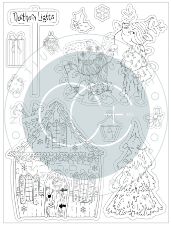 Preview: Craft Consortium Clear Stamps It's Snow Time 2 Northern Lights