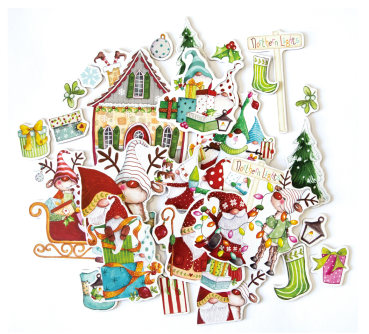 Preview: Craft Consortium Chipboard Ephemera It's Snow Time 2