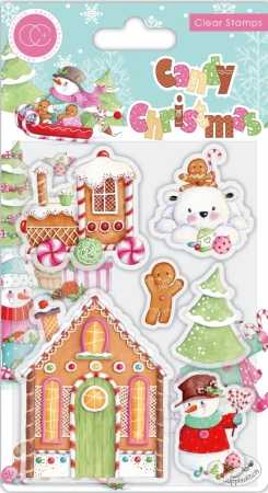 Craft Consortium Clear Stamps Candy Christmas Candy