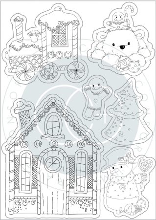 Preview: Craft Consortium Clear Stamps Candy Christmas Candy