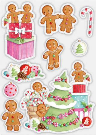 Preview: Craft Consortium Clear Stamps Candy Christmas Decorate