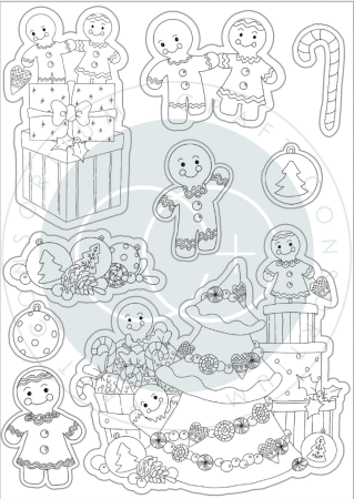 Preview: Craft Consortium Clear Stamps Candy Christmas Decorate