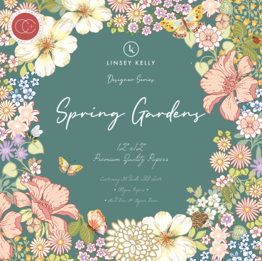 Craft Consortium 12 x 12 Inch Paper Pad Spring Gardens