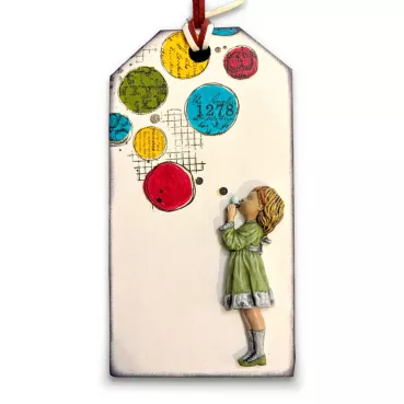 Katy Sue Designs Cosmic Shimmer Silicon Blowing Bubbles by Andy Skinner