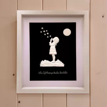 Katy Sue Designs Cosmic Shimmer Silicon Blowing Bubbles by Andy Skinner