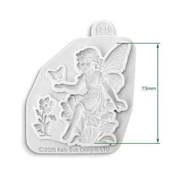 Preview: Katy Sue Designs Cosmic Shimmer Silicone Mould Forest Fairy