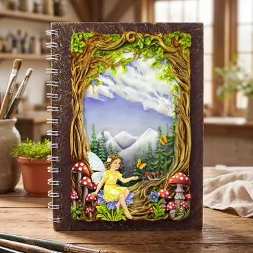 Preview: Katy Sue Designs Cosmic Shimmer Silicone Mould Forest Fairy