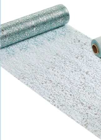 Creapop Glimmer Crackle 29 cm breit pro Meter eukalyptus