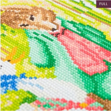 Preview: Craft Buddy CAK-PBRT30M Framed Crystal Art Holzrahmen Jemima Puddle Duck and Mr. Fox