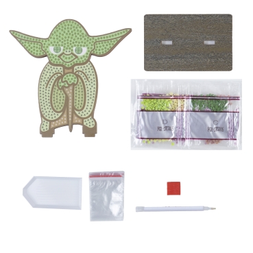 Preview: Craft Buddy CAFGR-SWS005 Crystal Art Buddy Yoda