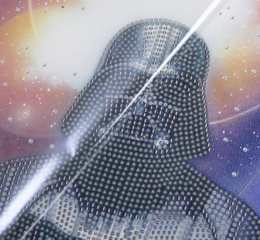 Preview: Craft Buddy CAK-SWS702M Framed Crystal Art Holzrahmen Darth Vader