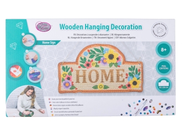 Craft Buddy CA-HD07KT Crystal Art Hanging Home Sign