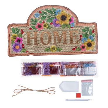 Craft Buddy CA-HD07KT Crystal Art Hanging Home Sign