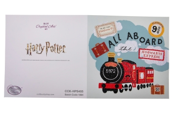 Preview: Craft Buddy CCK-HPS405 Crystal Art Card 18 x 18 cm All Aboard the Hogwarts Express