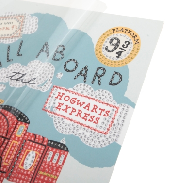 Craft Buddy CCK-HPS405 Crystal Art Card 18 x 18 cm All Aboard the Hogwarts Express