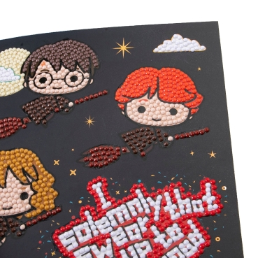 Craft Buddy CCK-HPS404 Crystal Art Card Kit 18 x 18 cm Flying High