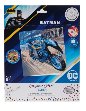 Craft Buddy CCK-DCU302 Crystal Card Kit Batman
