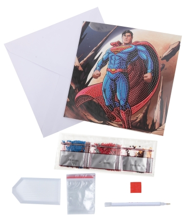 Preview: Craft Buddy CCK-DCU301 Crystal Art Card 18 x 18 cm Superman