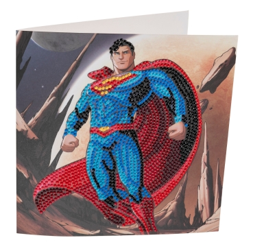 Craft Buddy CCK-DCU301 Crystal Art Card 18 x 18 cm Superman
