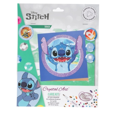 Craft Buddy CCK-DNY812 Crystal Card Kit 18 x 18 cm Stitch