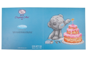 Preview: Craft Buddy CCK-MTY130 Crystal Card Kit 18 x 18 cm Happy Birthday