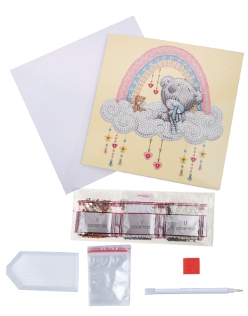 Preview: Craft Buddy CCK-MTY128 Crystal Card Kit 18 x 18 cm New Babe
