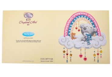 Preview: Craft Buddy CCK-MTY128 Crystal Card Kit 18 x 18 cm New Babe