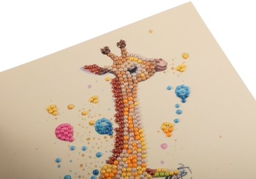 Craft Buddy CCK-A133 Crystal Card Kit 18 x 18 cm Giraffe