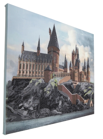 Craft Buddy CAK- HPS600L Crystal Art Framed Querformat 40 x 50 cm Hogwarts Castle