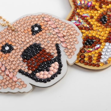 Craft Buddy CAKC-A2 Crystal Art Keyring Kit Perfect Pets