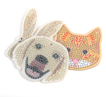 Craft Buddy CAKC-A2 Crystal Art Keyring Kit Perfect Pets