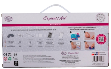 Preview: Craft Buddy CA-MDF-040 Crystal Art Rainbow Pen Stand Regenbogen