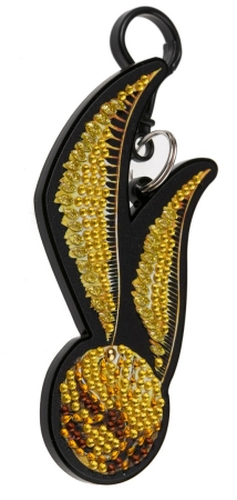 Craft Buddy CABC-HPS001 Crystal Art Backpack Charm Kit Golden Snitch