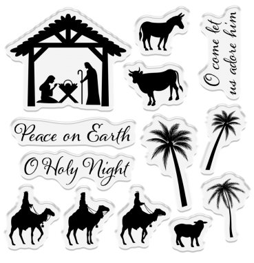 Preview: Crafter's Companion Celebrate the Season Clear Stamp Holy Night