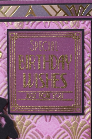 Preview: Crafter's Companion The Roaring Twenties 3D Embossing Folder Floral Deco